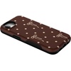 image:imageCasely iPhone 16e Case  All The Fun Things  Fun on Weekdays  Bold Protective Design  Compatible with MagSafeTeddy Bows  Brown Polka Dot