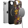 image:imageCasely iPhone 16e Case  Falling for You  Plum Floral  Bold Protective Design  Compatible with MagSafe