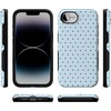 image:imageCasely iPhone 16e Case  On the Dot  Blue amp Brown Polka Dot  Bold Protective Design  Compatible with MagSafe