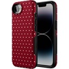 image:imageCasely iPhone 16e Case  On the Dot  Maroon Polka Dot  Bold Protective Design  MagSafe Compatible Design