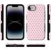 image:imageCasely iPhone 16e Case  On the Dot  Pink amp Brown Polka Dot  Bold Protective Design  Compatible with MagSafe