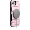 image:imageCasely iPhone 16e Case  On the Dot  Pink amp Brown Polka Dot  Bold Protective Design  Compatible with MagSafe