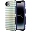 image:imageCasely iPhone 16e Case  Pastel Picnic  Blue amp Green Gingham  Bold Protective Design  Compatible with MagSafe