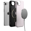 image:imageCasely iPhone 16e Case  Pink Stripes  Sunday Best  Bold Protective Design  Compatible with MagSafe