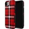image:imageCasely iPhone 16e Case  Ride The Wave  Pastel Rainbow Lined  Bold Protective Design  Compatible with MagSafeAs if  Red Plaid