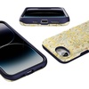 image:imageCasely iPhone 16e Case  Ride The Wave  Pastel Rainbow Lined  Bold Protective Design  Compatible with MagSafeBoho Blooms  Golden Floral