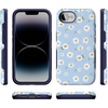 image:imageCasely iPhone 16e Case  Ride The Wave  Pastel Rainbow Lined  Bold Protective Design  Compatible with MagSafeDaisy Daydream  Baby Blue Floral