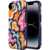 image:imageCasely iPhone 16e Case  Ride The Wave  Pastel Rainbow Lined  Bold Protective Design  Compatible with MagSafeMidnight Color Splash  Abstract Retro