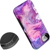 image:imageCasely iPhone 16e Case  Ride The Wave  Pastel Rainbow Lined  Bold Protective Design  Compatible with MagSafeTie Dying Over You  Purple Marble
