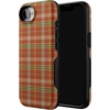 image:imageCasely iPhone 16e Case  Spiced Chai  Fall Plaid  Bold Protective Design  MagSafe Compatible Design
