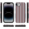 image:imageCasely iPhone 16e Case  Sunday in Brooklyn  Chocolate Blue Stripes  Bold Protective Design  Compatible with MagSafe