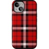 image:imageCasely iPhone 14 Case  As if  Red Plaid  Compatible with MagSafe  Bold Protective Design