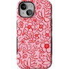 image:imageCasely iPhone 14 Case  Blush Garden  Floral Doodle  Bold Protective Design  Compatible with MagSafe