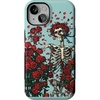 image:imageCasely iPhone 14 Case  Forever Grateful  Grateful Dead Skeleton Floral  Bold Protective Design  Compatible with MagSafe