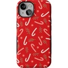 image:imageCasely iPhone 14 Case  Peppermint Kiss  Candy Cane  Bold Protective Design  MagSafe Compatible Design