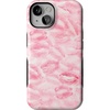 image:imageCasely iPhone 14 Case  Sealed with a Kiss  Pink Lipstick  Bold Protective Design  Compatible with MagSafe