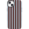 image:imageCasely iPhone 14 Case  Sunday in Brooklyn  Chocolate Blue Stripes  Bold Protective Design  Compatible with MagSafe