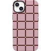 image:imageCasely iPhone 14 Case  Uptown Gridlock  Pink Checkerboard  Bold Protective Design  Compatible with MagSafe