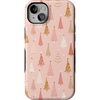 image:imageCasely iPhone 14 Plus Case  Bubblegum Forest  Christmas Tree  Bold Protective Design  MagSafe Compatible Design