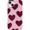 image:imageCasely iPhone 14 Plus Case  Final Rose  Red amp Pink Floral  Compatible with MagSafe  Classic Ultra Slim DesignWhole Lotta Love  Plum Hearts