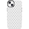image:imageCasely iPhone 14 Plus Case  On the Dot  White Polka Dot  Bold Protective Design  Compatible with MagSafe