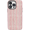 image:imageCasely iPhone 14 Pro Max Case  Pretty in Pastel  Blush Stripes  Bold Protective Design  MagSafe Compatible Design