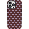 image:imageCasely iPhone 14 Pro Max Case  Spotted in SoHo  Burgundy Polka Dot  Bold Protective Design  Compatible with MagSafe