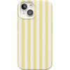 image:imageCasely iPhone 15 Case  Butter Yellow Stripes  Sunday Best  Compatible with MagSafe  Classic Ultra Slim Design