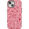 image:imageCasely iPhone 15 Plus Case  Blush Garden  Floral Doodle  Bold Protective Design  Compatible with MagSafe