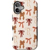 image:imageCasely iPhone 16 Plus Case  Fall Girlie  Pumpkin Spice Bows  Bold Protective Design  MagSafe Compatible Design