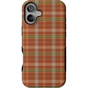 image:imageCasely iPhone 16 Plus Case  Spiced Chai  Fall Plaid  Bold Protective Design  MagSafe Compatible Design