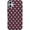 image:imageCasely iPhone 16 Plus Case  Spotted in SoHo  Burgundy Polka Dot  Bold Protective Design  Compatible with MagSafe