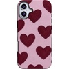 image:imageCasely iPhone 16 Plus Case  Whole Lotta Love  Plum Hearts  Bold Protective Design  MagSafe Compatible Design