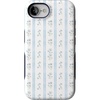 image:imageCasely iPhone 16e Case  Cottage Stripe  Blue Floral  Bold Protective Design  Compatible with MagSafe