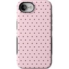 image:imageCasely iPhone 16e Case  On the Dot  Pink amp Brown Polka Dot  Bold Protective Design  Compatible with MagSafe