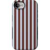 image:imageCasely iPhone 16e Case  Sunday in Brooklyn  Chocolate Blue Stripes  Bold Protective Design  Compatible with MagSafe
