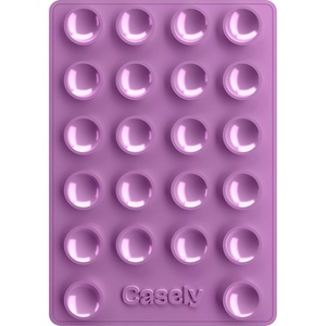image:imageCasely Grippy  Blue Silicone Suction Phone Mount Compatible with MagSafe  PeriwinklePurple Shimmer  Lavender Waves