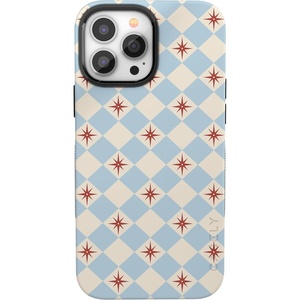 image:imageCasely iPhone 13 Pro Max Case  Chelsea Checker  Starlight Tiles  Bold Protective Design  Compatible with MagSafe