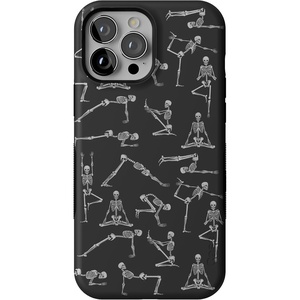image:imageCasely iPhone 13 Pro Max Case  Corpse Pose  Skeleton Yoga  Bold Protective Design  Compatible with MagSafe