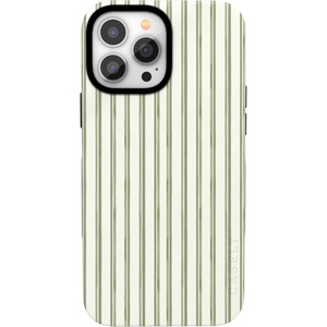 image:imageCasely iPhone 13 Pro Max Case  Linen Stripe  The Boyfriend Collection  Bold Protective Design  Compatible with MagSafe