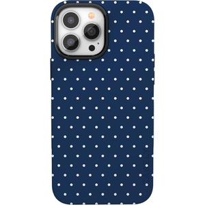image:imageCasely iPhone 13 Pro Max Case  On the Dot  Navy Polka Dot  Bold Protective Design  Compatible with MagSafe