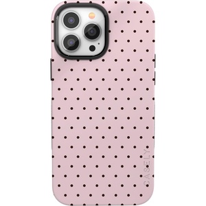 image:imageCasely iPhone 13 Pro Max Case  On the Dot  Pink amp Brown Polka Dot  Bold Protective Design  Compatible with MagSafe
