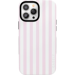 image:imageCasely iPhone 13 Pro Max Case  Pink Stripes  Sunday Best  Bold Protective Design  Compatible with MagSafe