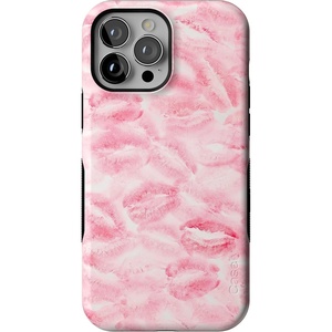image:imageCasely iPhone 13 Pro Max Case  Sealed with a Kiss  Pink Lipstick  Bold Protective Design  Compatible with MagSafe