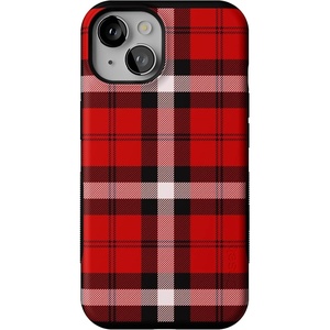 image:imageCasely iPhone 14 Case  As if  Red Plaid  Compatible with MagSafe  Bold Protective Design