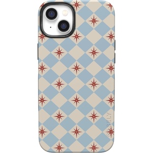 image:imageCasely iPhone 14 Case  Chelsea Checker  Starlight Tiles  Bold Protective Design  Compatible with MagSafe