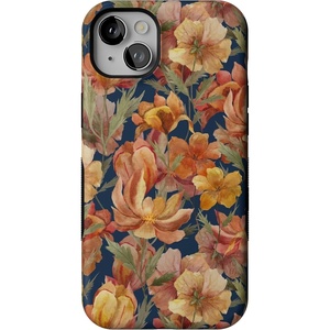image:imageCasely iPhone 14 Case  Fallen Gold  Antique Floral  Bold Protective Design  Compatible with MagSafe