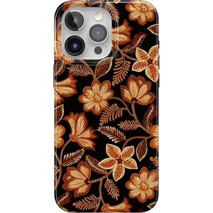 image:imageCasely iPhone 14 Case  Falling for You  Plum Floral  Compatible with MagSafe  Classic Ultra Slim DesignMaple Flowers  Floral Foliage