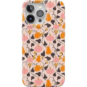 image:imageCasely iPhone 14 Case  Falling for You  Plum Floral  Compatible with MagSafe  Classic Ultra Slim DesignPumpkin Princess  Harvest Vines