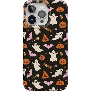 image:imageCasely iPhone 14 Case  Falling for You  Plum Floral  Compatible with MagSafe  Classic Ultra Slim DesignTrick or Treat  Sweet Halloween